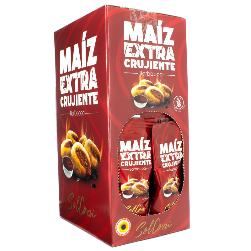 Maiz Extra Crujiente Barbacoa | Expositor 36 Bolsas De 30 Gr De Maiz