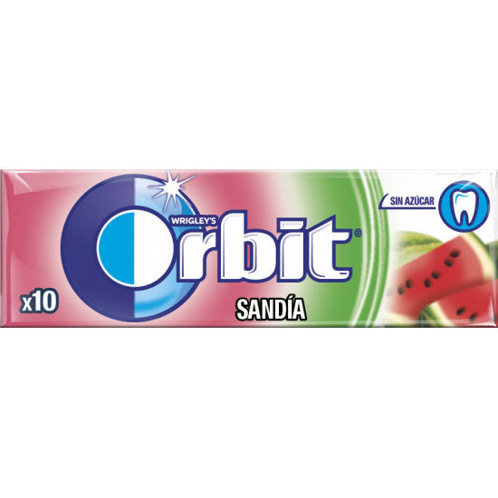 Chicles Orbit Sandía (30 Paquetes con 10 Uds) - Kremtik