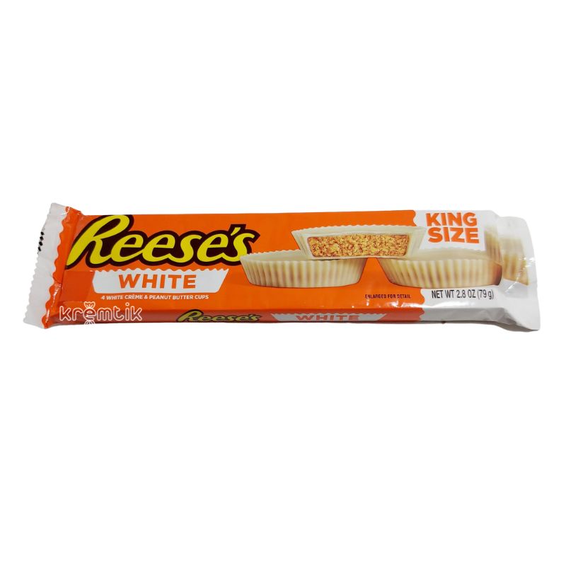 reeses chocolate blanco king size