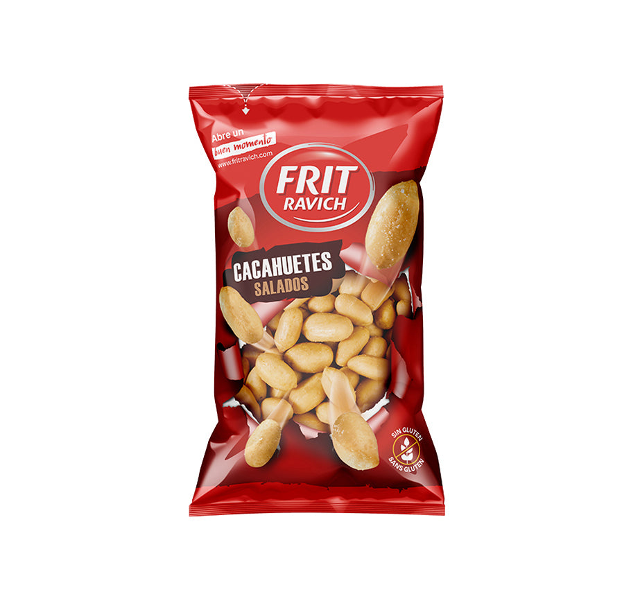 Cacahuete Repelada Sal 40G | Contiene 72 Unidades