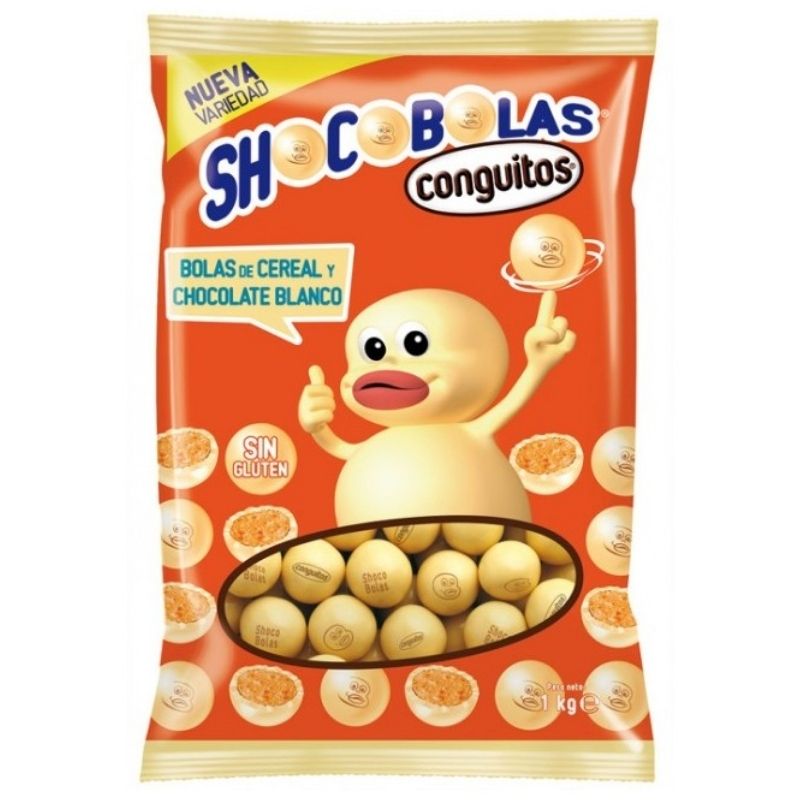 Shocobolas Blancas Bolsa 1KG