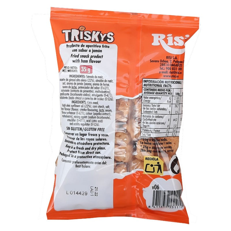 Triskys Jamón Risi Ingredientes
