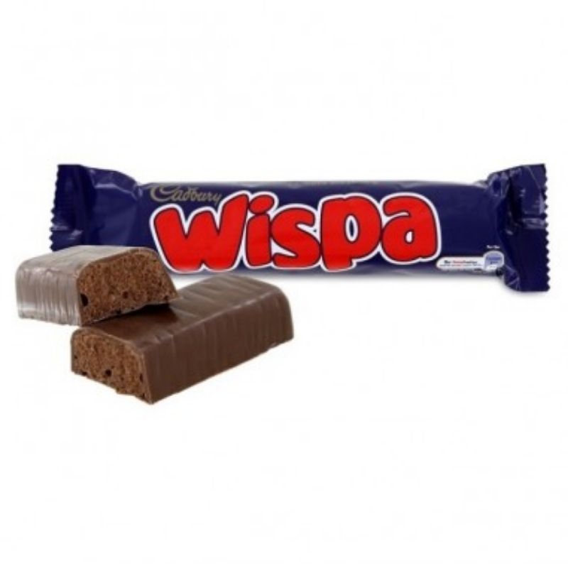 barrita de chocolate wispa de cadbury